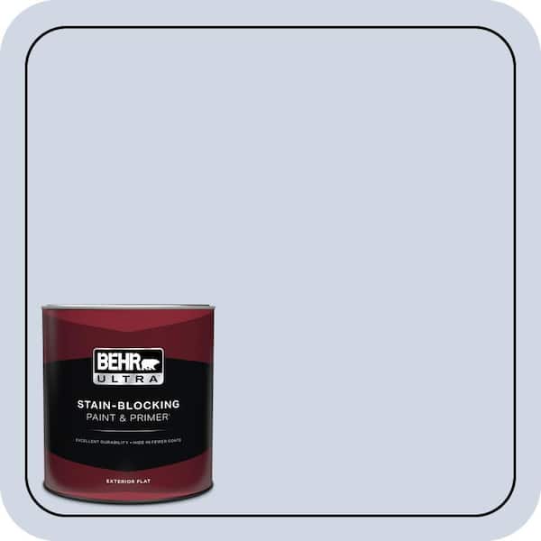 BEHR ULTRA 1 Qt. #600E-2 Harbor Mist Flat Exterior Paint & Primer