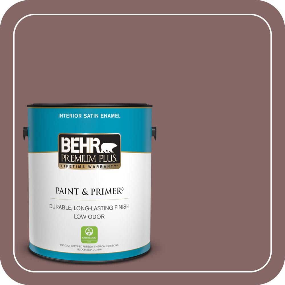 1 gal. #130F-6 Brazil Nut Satin Enamel Low Odor Interior Paint & Primer price history on PriceWatchPro