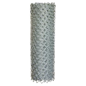 48 in. x 50 ft. 11.5-Gauge Galvanized Steel Chain Link Fence Fabric
