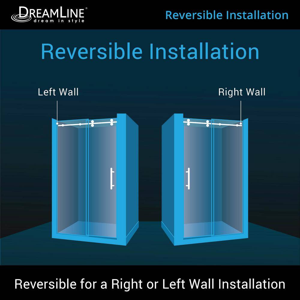 Enigma-XO Frameless Sliding Shower Door with ClearMax Technology