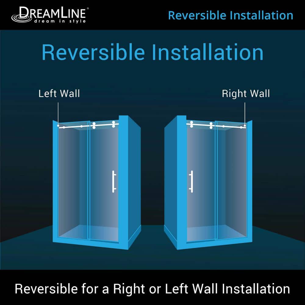 Enigma-XO Frameless Sliding Shower Door with ClearMax Technology
