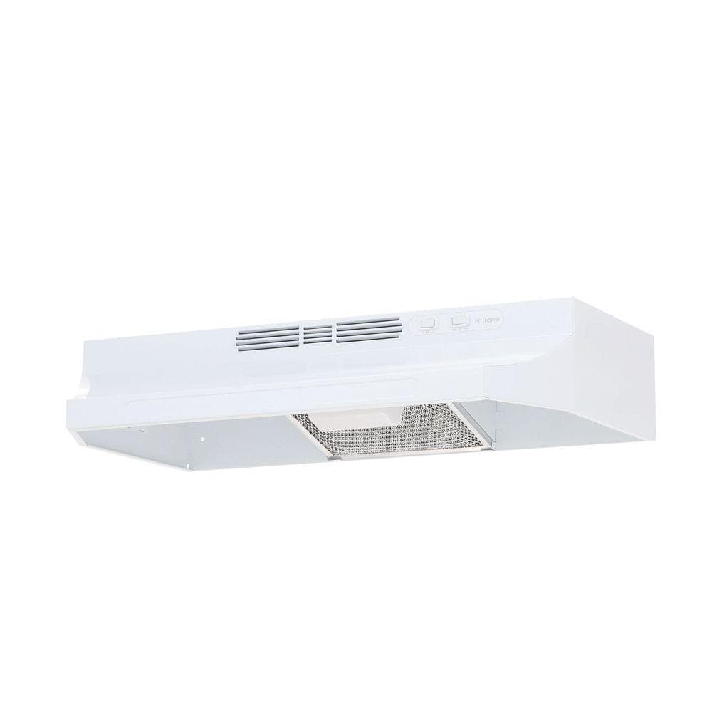 Broan-NuTone RL6200 Series 24 in. Ductless Under Cabinet Range Hood with  Light in White RL6224WH - The Home Depot