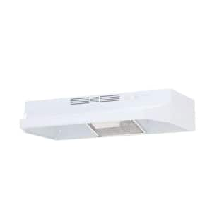 RL6200 Series 24 in. Ductless Under Cabinet Range Hood with Light in White