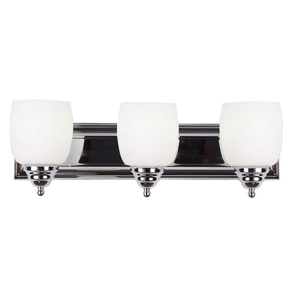 Illumine 3-Light Chrome Bath Light