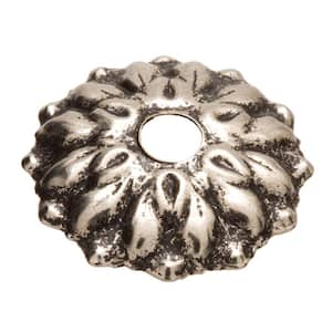 3/4 in. Zinc-Plated Floral Mirror Rosette