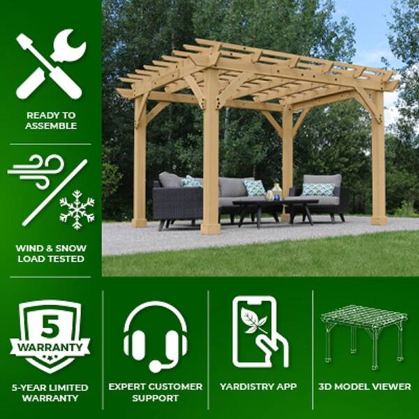 Meridian Cedar Gazebo with 