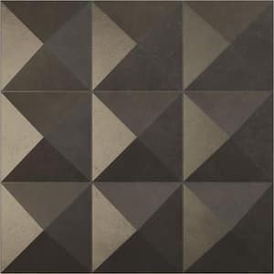 19 5/8 in. x 19 5/8 in. Benson EnduraWall Decorative 3D Wall Panel, Weathered Steel (Covers 2.67 Sq. Ft.)