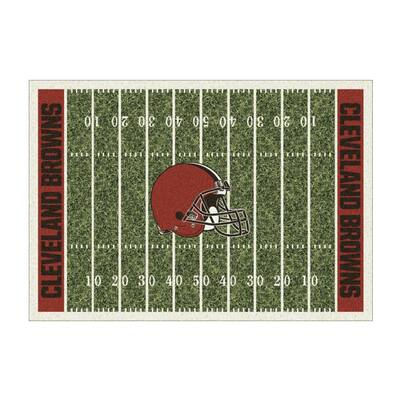 FANMATS Cleveland Browns Green 6 ft. x 10 ft. Plush Area Rug 35144 - The  Home Depot