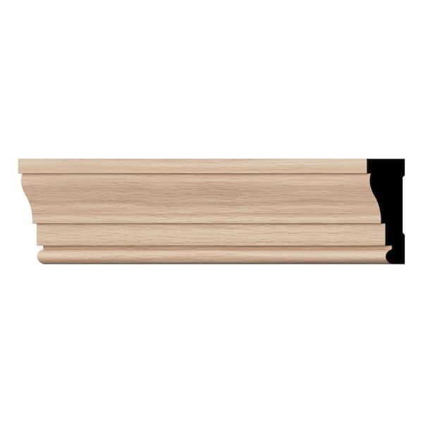 Ekena Millwork WM376 0.69 in. D x 2.25 in. W x 96 in. L Wood (Red Oak) Colonial Casing Moulding