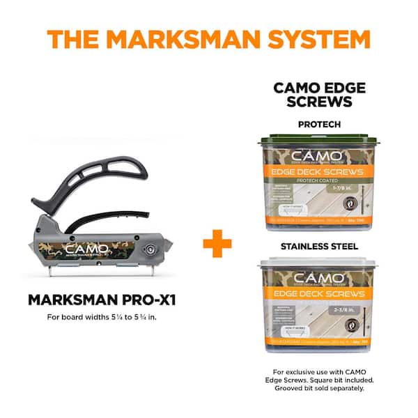 CAMO Marksman Pro-X1 1/16 in Spacing Deck Tool for Edge Screw Hidden Deck Fasteners
