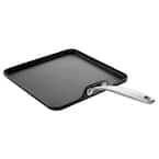 GreenLife Diamond 11 in. Aluminum Ceramic Nonstick Square Griddle in Black  CC002335-001 - The Home Depot