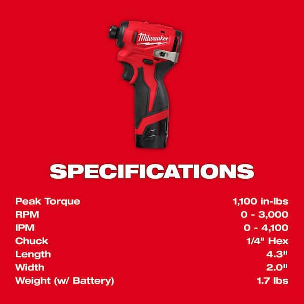 Milwaukee M12 12-Volt Lithium-Ion Compact Brushless Cordless