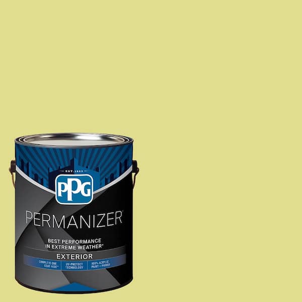 PERMANIZER 1 gal. PPG1218-3 Lively Laugh Flat Exterior Paint