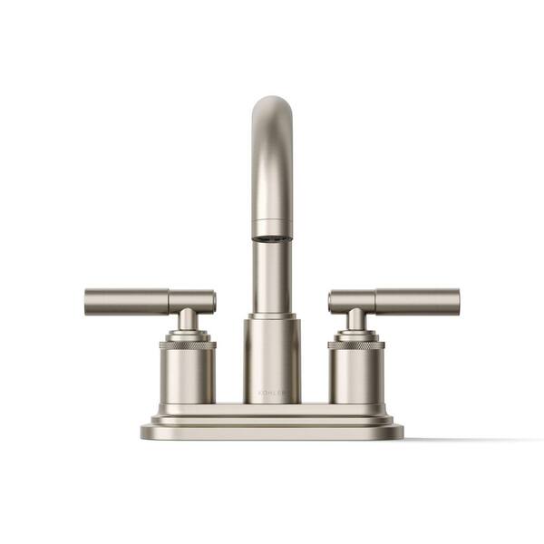 KOHLER Torrington 4 in. Centerset Double Handle Bathroom Faucet in
