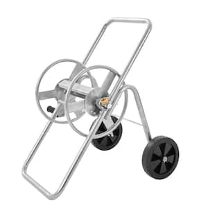 Hose Reel Cart, Hold Up to 175 ft. of 5/8 in. Hose (Hose Not Included), Heavy Duty Powder-coated Steel Outdoor Planting