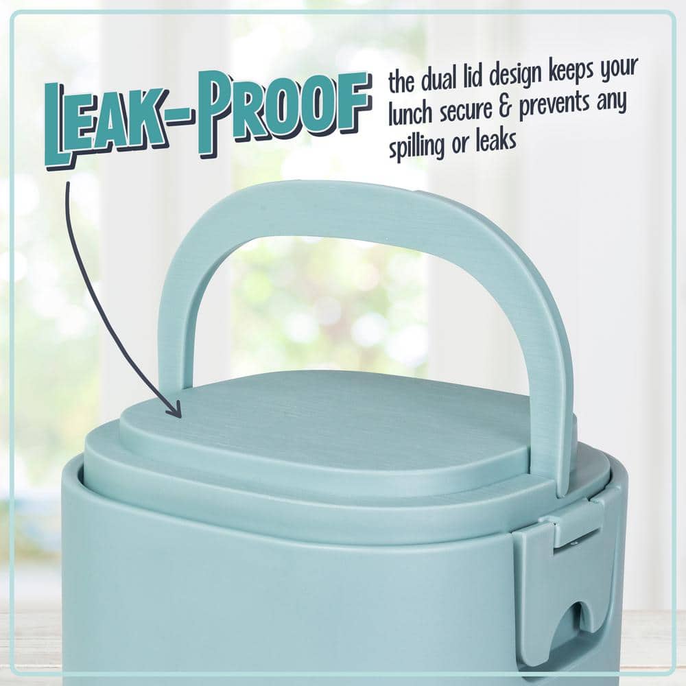 Chambray 20 oz. Portable Heated Lunch Box