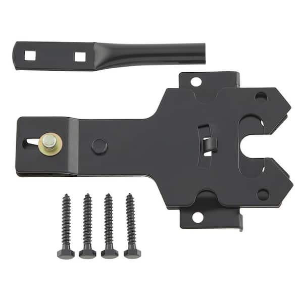 Everbilt Black Deluxe Post Latch 30067 - The Home Depot