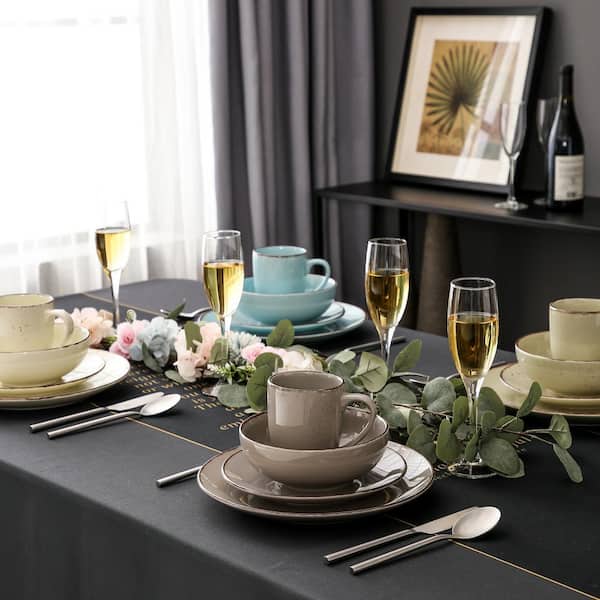 vancasso Navia 16-Piece Nature Assorted Colors Stoneware