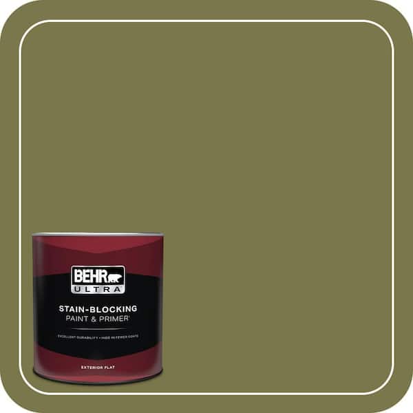 BEHR ULTRA 1 qt. #S340-7A Garnish Flat Exterior Paint & Primer