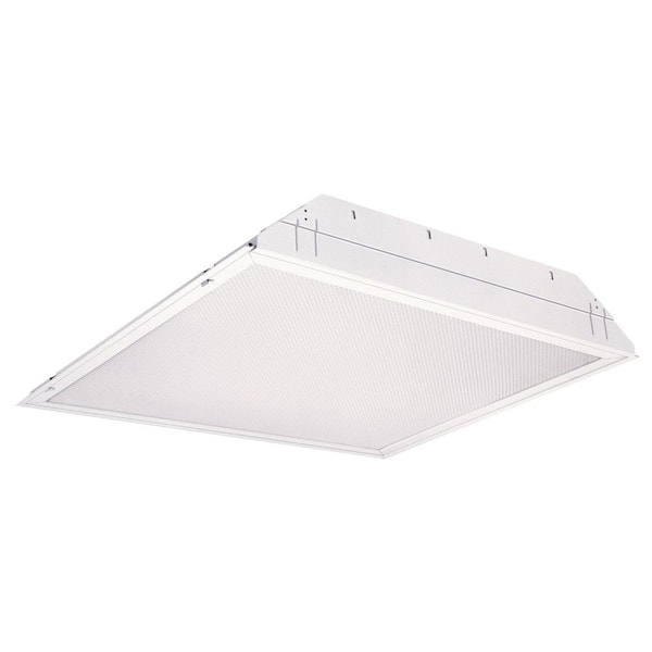 Lithonia Lighting 2SP8 G 2 U316 A12 120 GESB 2-Light White Fluorescent Ceiling Troffer