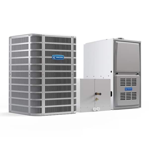 MRCOOL MX 3 Ton 16 SEER 33000 BTU Downflow Complete Split System Air Conditioner with 70,000 BTU 80% AFUE Gas Furnace