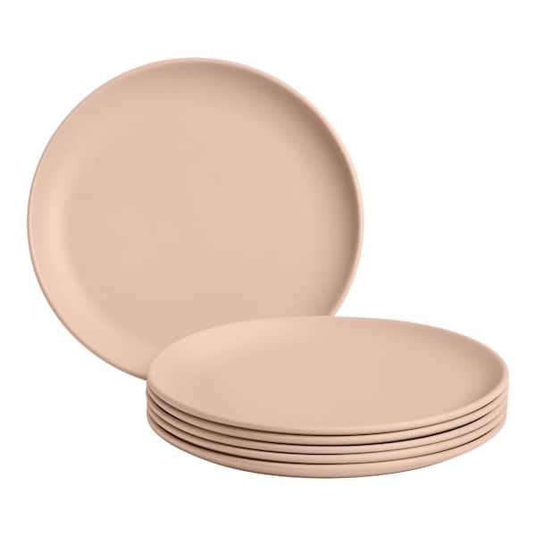 StyleWell Taryn Melamine Salad Plates in Matte Aged Clay (Set of 6)