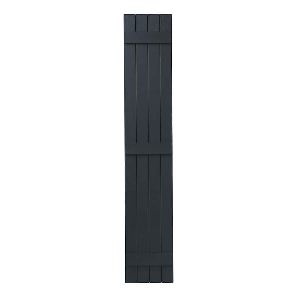 15 in. x 81 in. Polypropylene 4 Board Closed Board and Batten Shutter Pair in Dark Spruce price history on PriceWatchPro