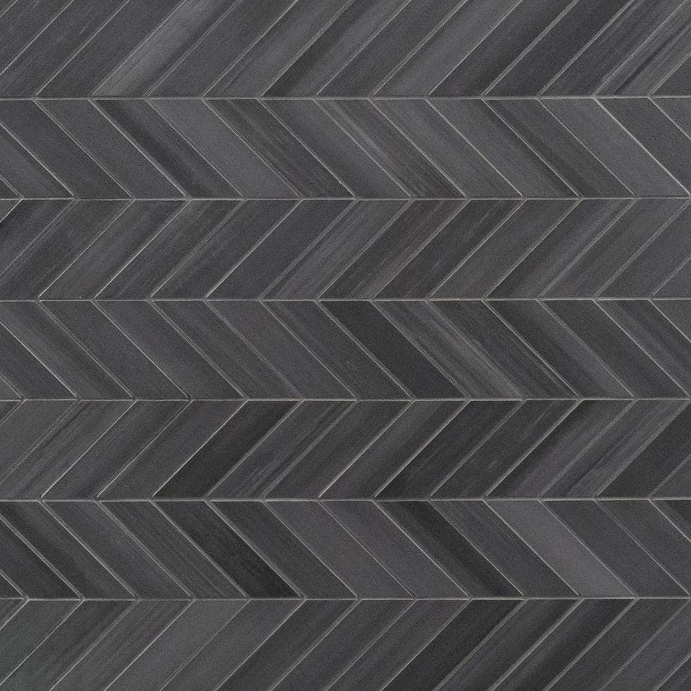 MSI Water Color Graphite 12 in. x 15 in. Matte Porcelain Patterned Look Floor and Wall Tile (5 sq. ft./Case) -  NWATGRACHE12X15