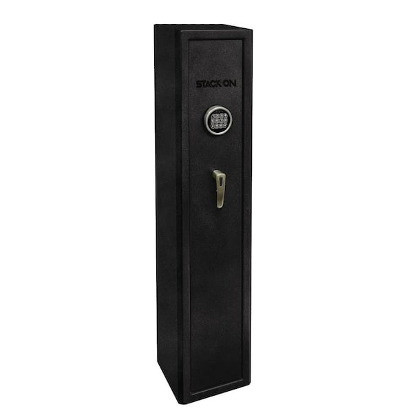 Stack-On Home Defense Stand-Up Safe with Electronic Lock - Black Granite