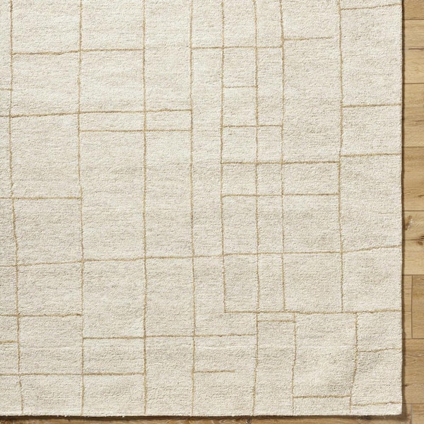 Vivir Ira Taupe Traditional 8 ft. x 10 ft. Indoor Area Rug