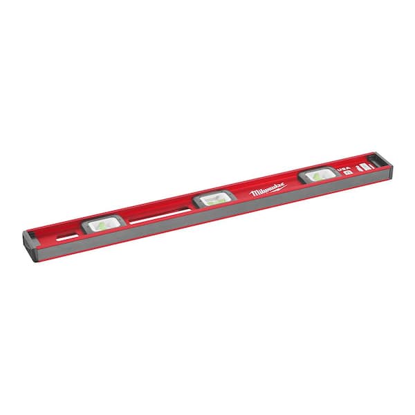 Milwaukee - 24 in. Magnetic I-Beam Level with 7 in. Billet Torpedo Level