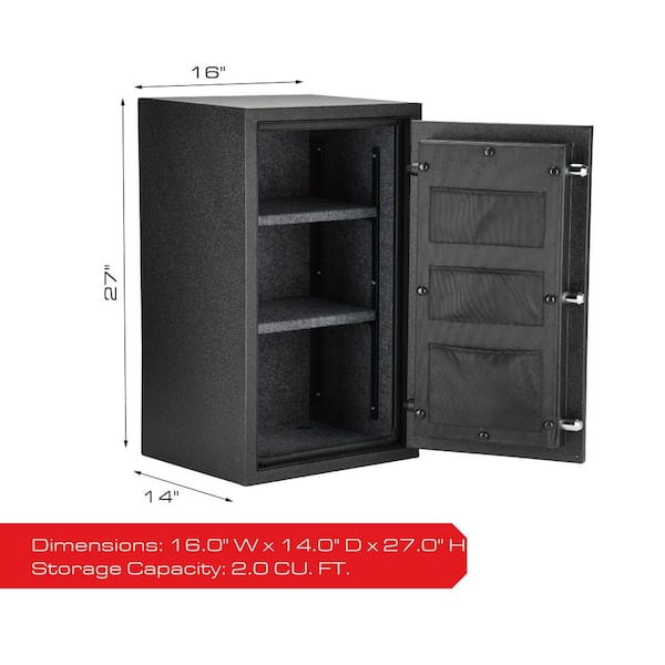 MAXSafes 2.0 cu. ft. Fireproof and Waterproof Safe with Electronic