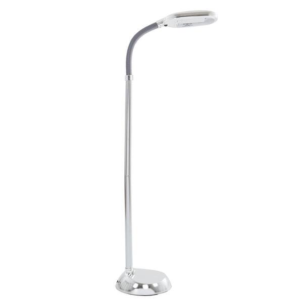 Super Bright White LED Focusable Head Floor Lamp Reading Crafts Flexible Sewing