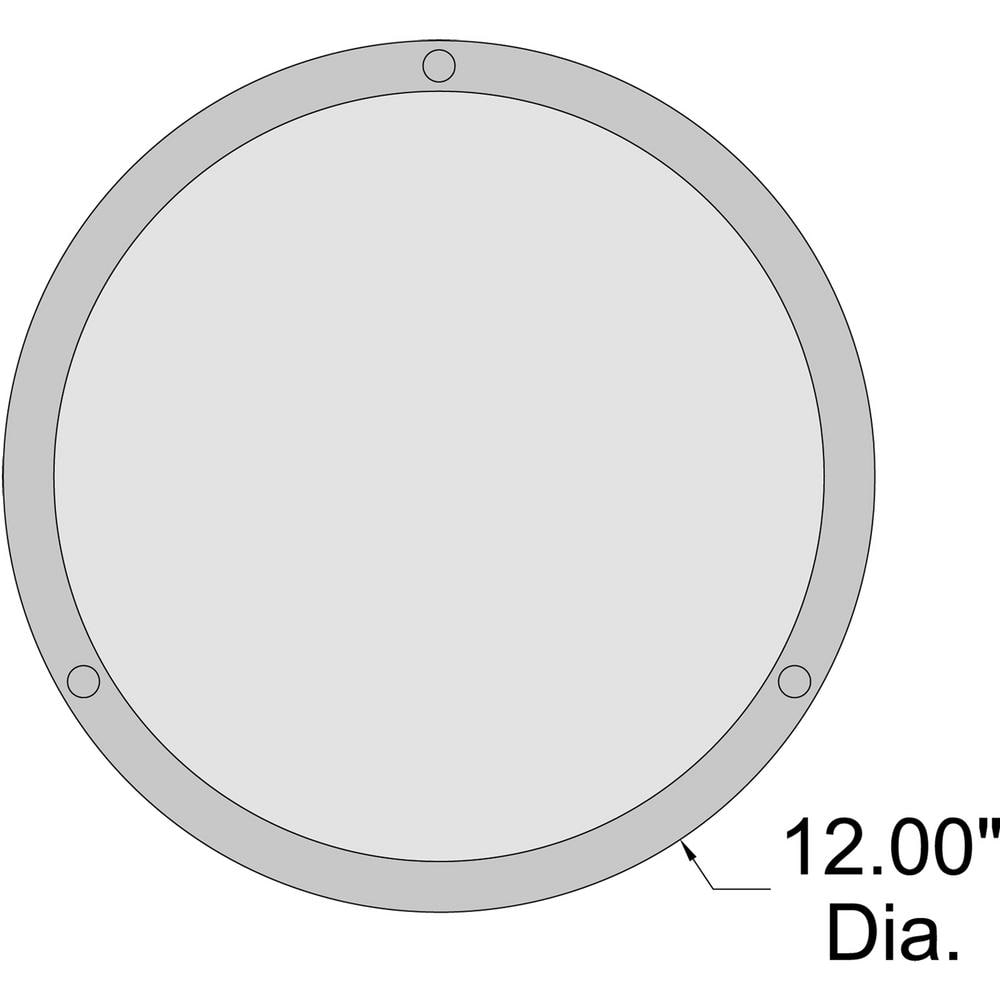 Solero II 12" Chrome LED Flush Mount Ceiling Light