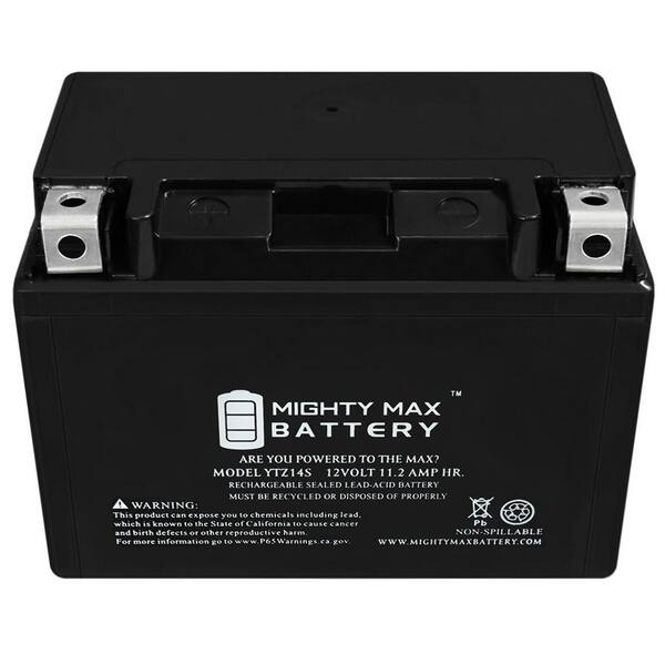 MIGHTY MAX BATTERY YTZ14S Battery Replaces Parts Unlimited 2113 