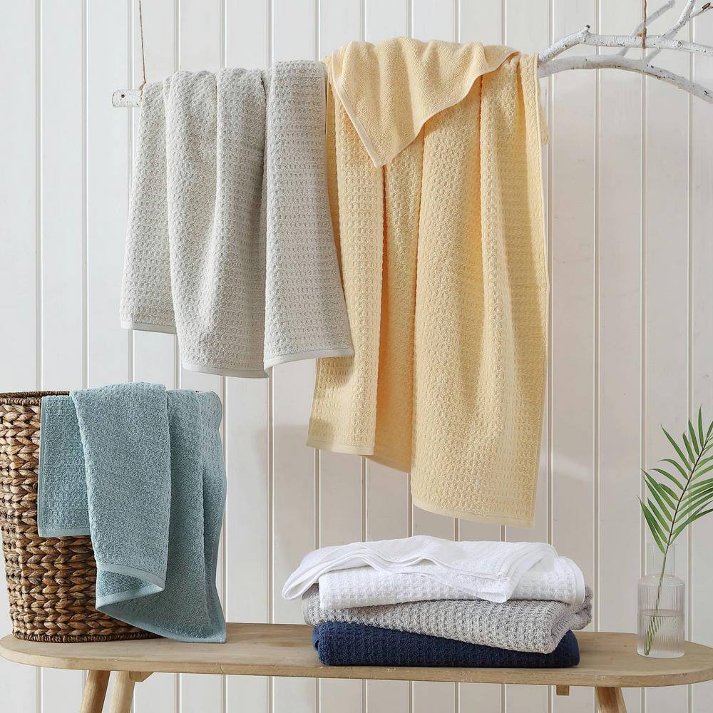 Oversized Navy Blue Cotton Bath Sheet Set