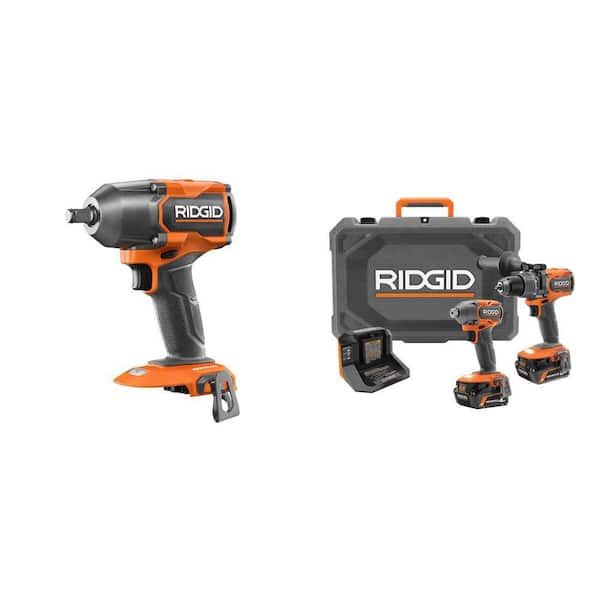 18V Brushless 2-Tool Combo Kit with 6.0 Ah & 4.0 Ah MAX Output Batteries, Charger, Hard Case, & 1/2 in. Impact Wrench