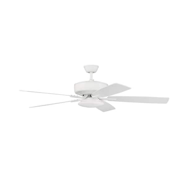 CRAFTMADE Pro Plus 52 in. Indoor White Ceiling Fan