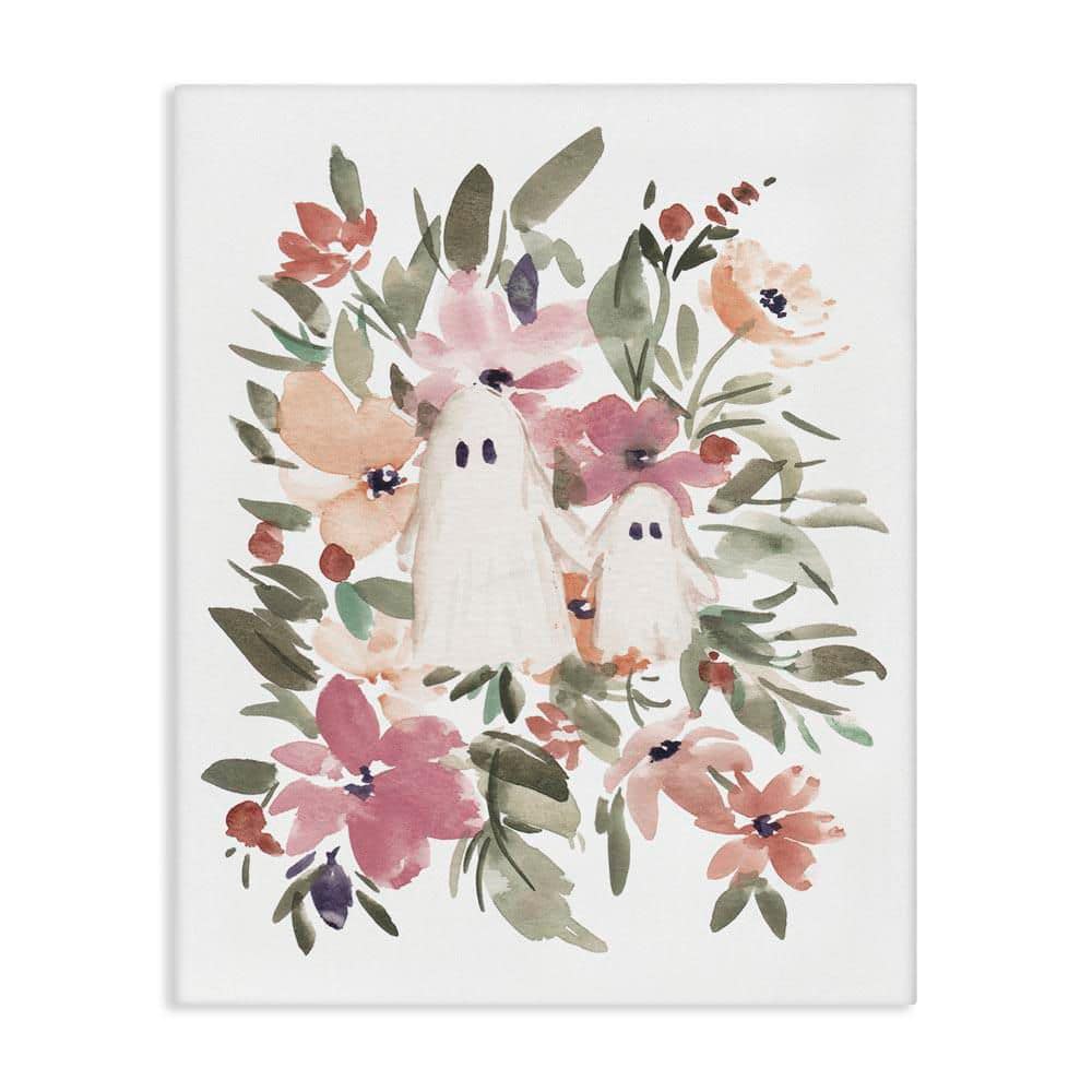 Little Floral Ghosts by Amanda Cook Unframed Nature Graphic Art Print 20 in. x 16 in. price history on PriceWatchPro