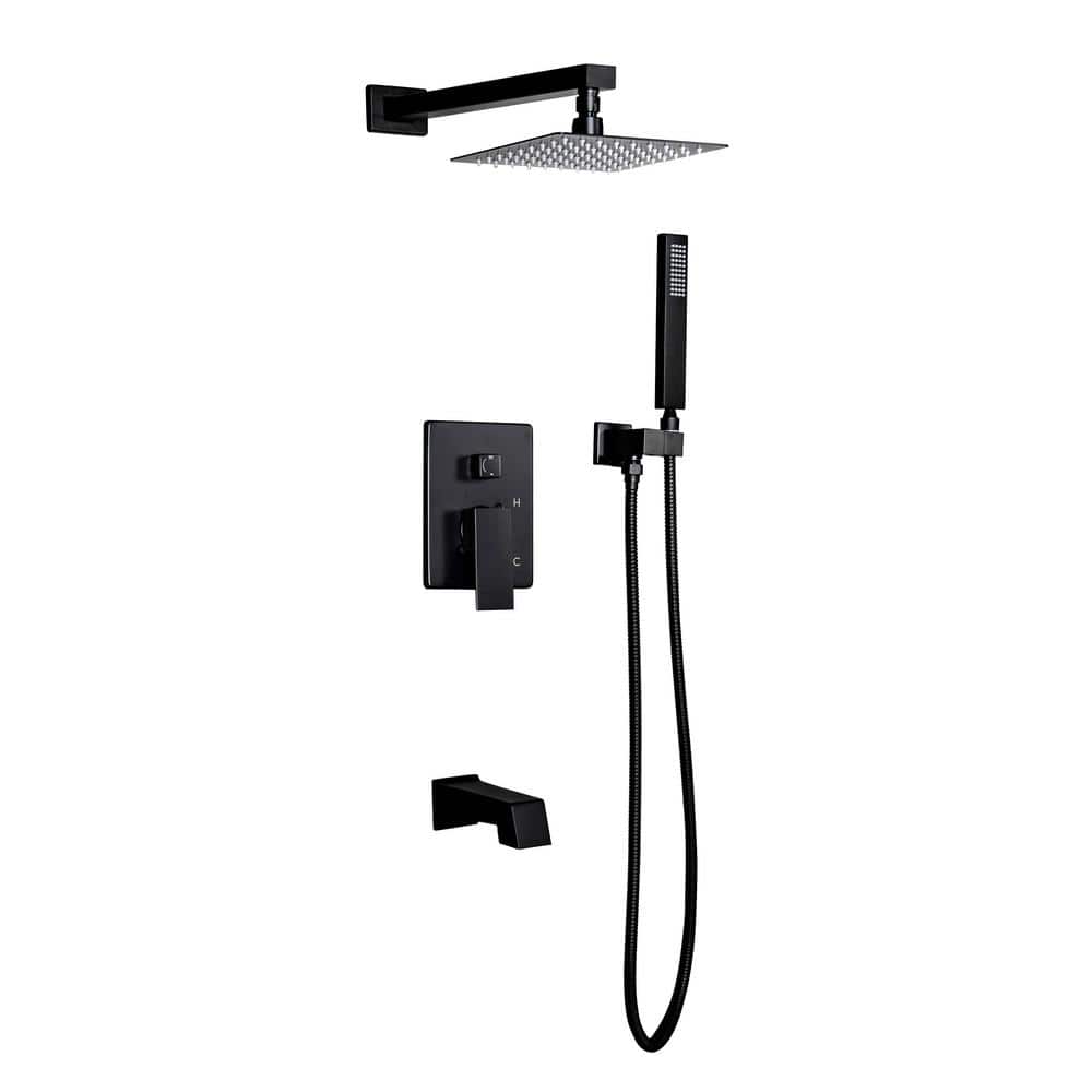 Talise 2-Handle 1-Spray Tub and Shower Faucet with 3-Setting with 304T Stai