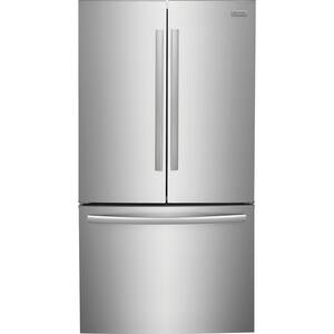 23.3 cu. ft. French Door Refrigerator in Stainless Steel, Counter-Depth