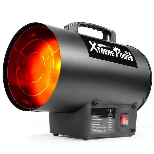 XtremepowerUS 50,000 BTU Forced Air Propane Space Heater with 1500 sq. ft. Heat Area