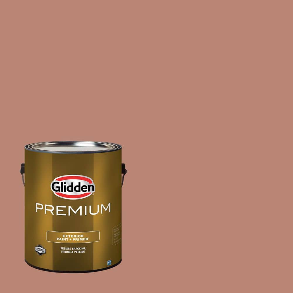 Glidden Premium 1 gal. PPG1062-5 Big Cypress Satin Exterior Latex