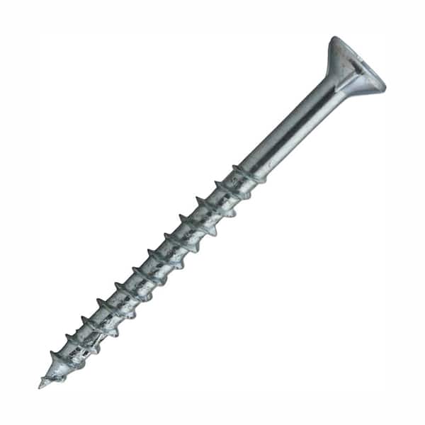 Unbranded #8 x 2 in. Zinc Phillips Drive Flat-Head Coarse Thread with Nibs (1000 per Box)