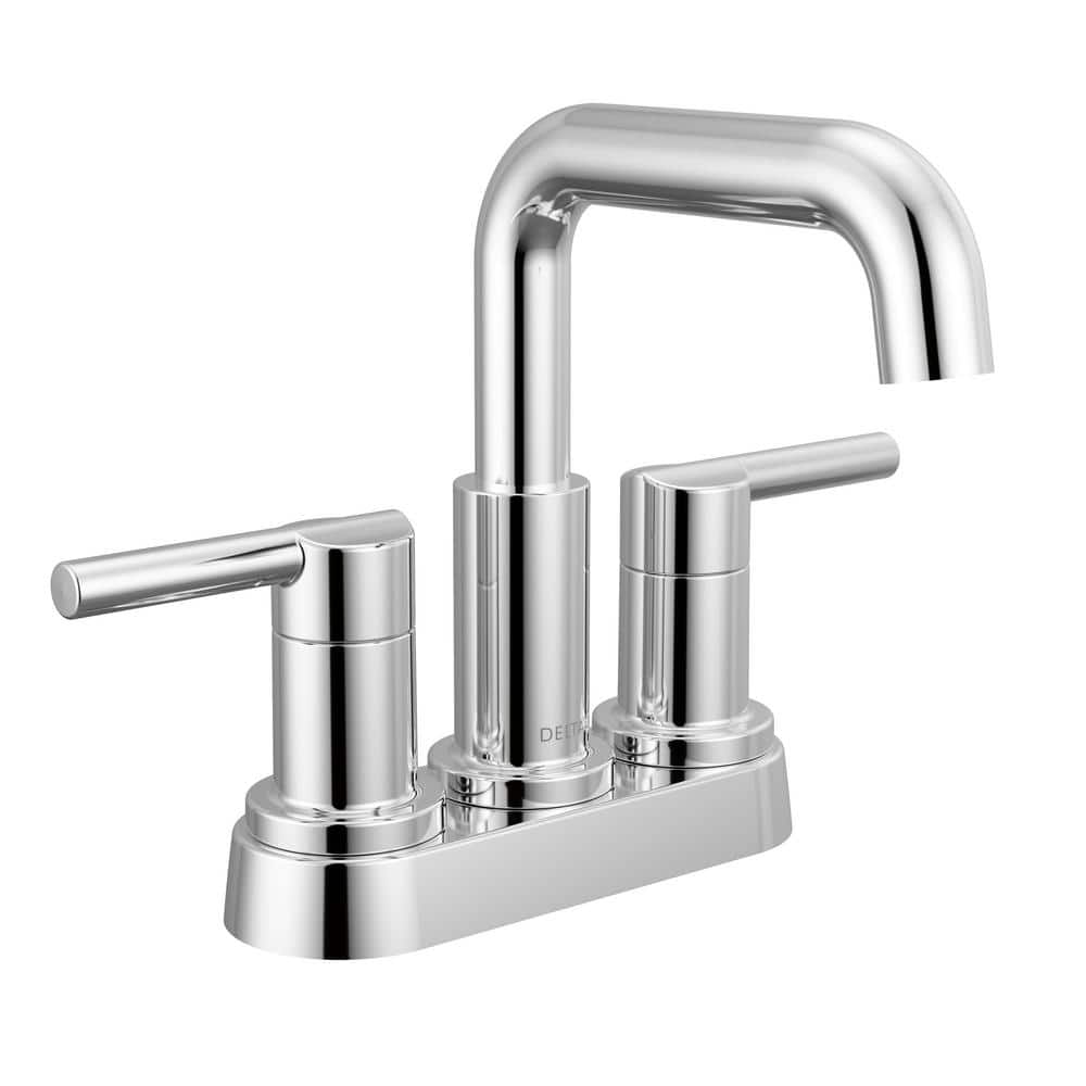 Delta Nicoli 4 in. Centerset Double Handle Bathroom Faucet in
