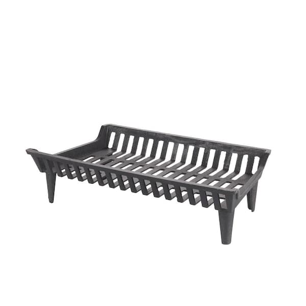 Liberty Foundry 27 in. Cast Iron Heavy-Duty Fireplace Grate with 4 in. Clearance