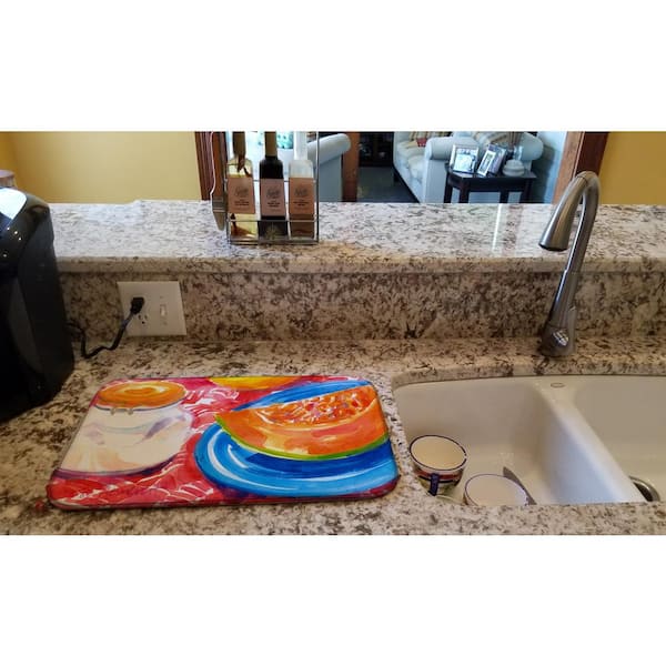 Dish Drying Mat XL. Marble - Duluth Kitchen Co