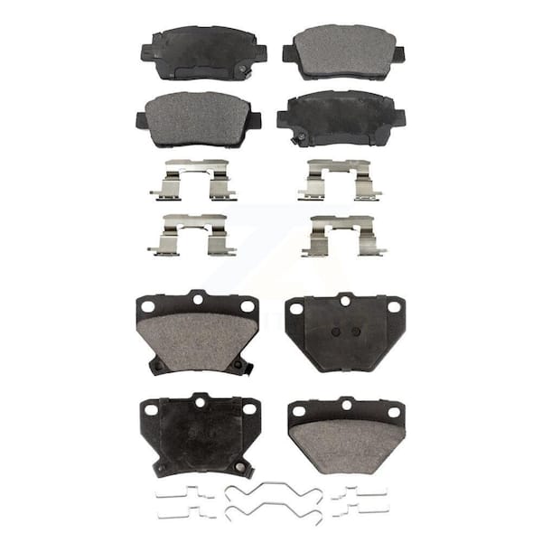 TEC Front Rear Ceramic Brake Pads Kit For 2000 Toyota Celica GT KTC-100411