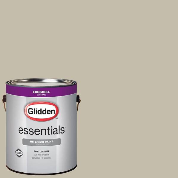 Glidden Essentials 1 gal. #HDGWN53 Grey Birch Eggshell Interior Paint