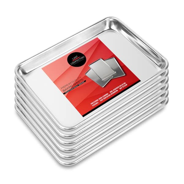Last Confection (Set of 6) Aluminum 9 in. x 13 in. Cookie Baking Sheets